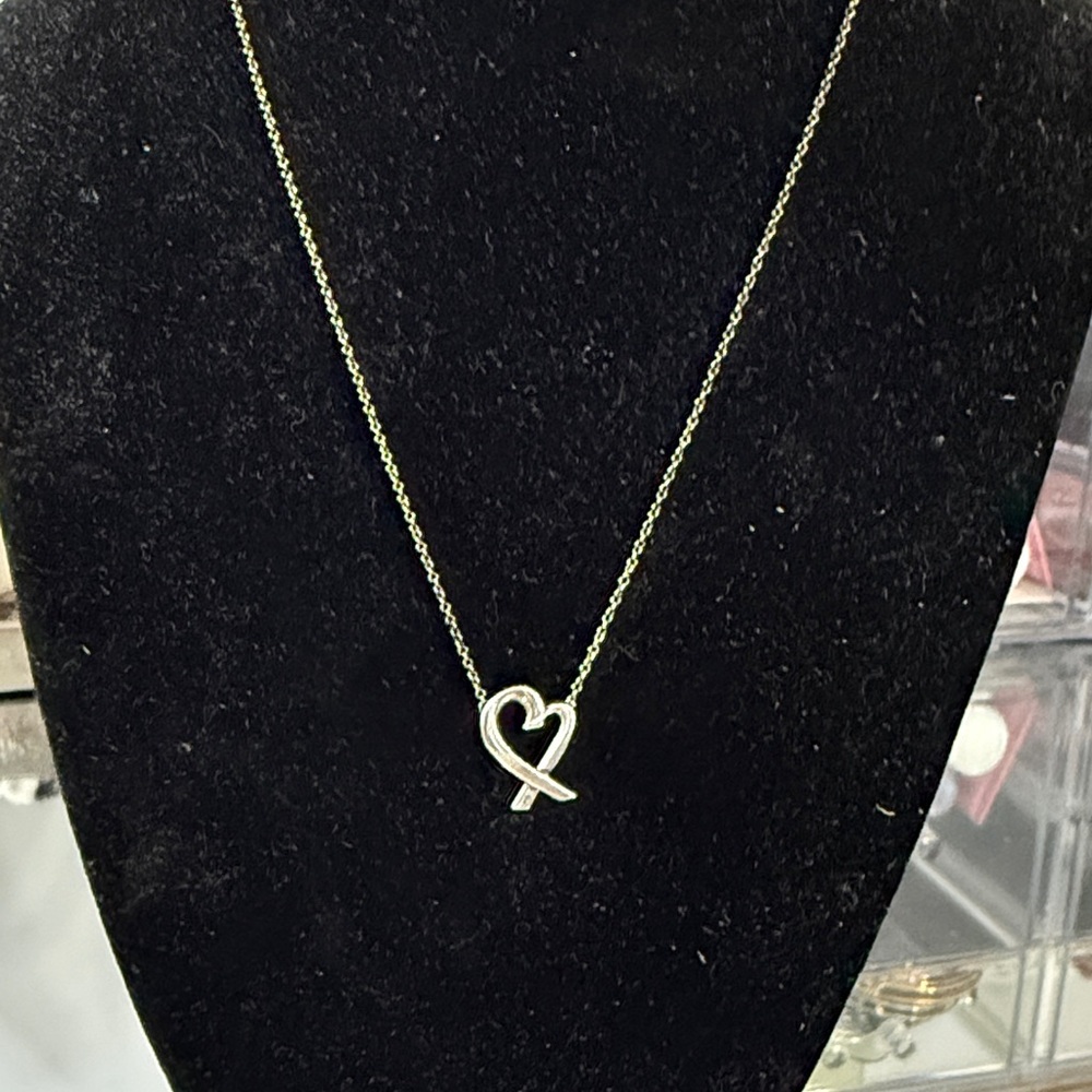 Tiffany Silver Heart Necklace